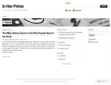 Tablet Screenshot of inherprime.wordpress.com