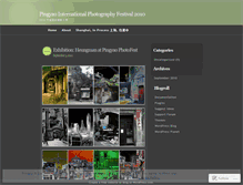 Tablet Screenshot of pingyaophotofestival2010.wordpress.com