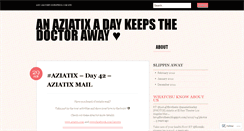 Desktop Screenshot of anaziatixaday.wordpress.com