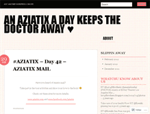 Tablet Screenshot of anaziatixaday.wordpress.com