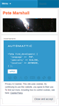 Mobile Screenshot of petemarshall1.wordpress.com