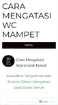 Mobile Screenshot of mengatasiwcmampet1.wordpress.com