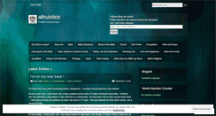 Desktop Screenshot of altruistico.wordpress.com