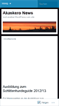 Mobile Screenshot of akaskeronews.wordpress.com
