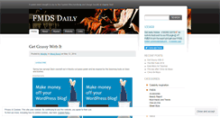 Desktop Screenshot of fmdsblog.wordpress.com