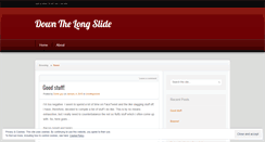 Desktop Screenshot of downthelongslide.wordpress.com