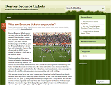 Tablet Screenshot of denverbroncosticket.wordpress.com