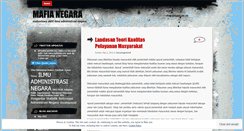 Desktop Screenshot of mafianegara.wordpress.com