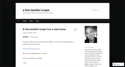 Desktop Screenshot of afewtastefulsnaps.wordpress.com