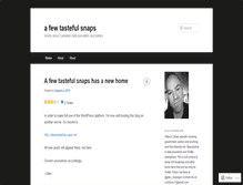 Tablet Screenshot of afewtastefulsnaps.wordpress.com