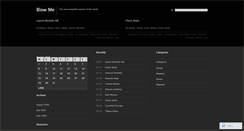 Desktop Screenshot of blowme.wordpress.com