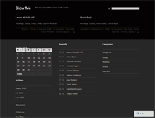 Tablet Screenshot of blowme.wordpress.com