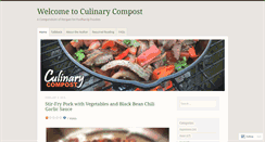 Desktop Screenshot of culinarycompost.wordpress.com