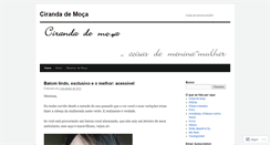 Desktop Screenshot of cirandademoca.wordpress.com
