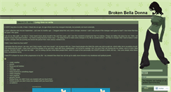 Desktop Screenshot of brokenbelladonna.wordpress.com