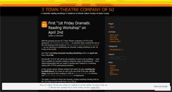 Desktop Screenshot of 3towntheatrecompany.wordpress.com