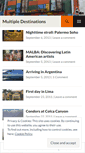 Mobile Screenshot of multipledestinations.wordpress.com