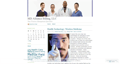 Desktop Screenshot of mdalliancebilling.wordpress.com