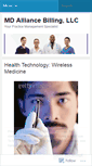 Mobile Screenshot of mdalliancebilling.wordpress.com