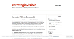 Desktop Screenshot of estrategiavisible.wordpress.com