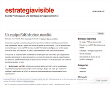 Tablet Screenshot of estrategiavisible.wordpress.com