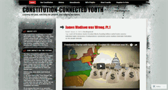 Desktop Screenshot of constitutionconnectedyouth.wordpress.com