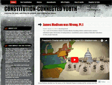 Tablet Screenshot of constitutionconnectedyouth.wordpress.com