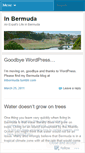Mobile Screenshot of inbermuda.wordpress.com