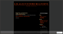 Desktop Screenshot of lilalscustomcreations.wordpress.com