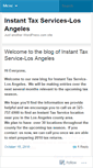 Mobile Screenshot of instanttaxla.wordpress.com