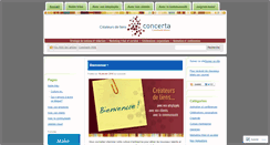 Desktop Screenshot of concertacom.wordpress.com