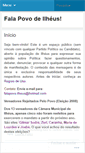 Mobile Screenshot of falapovoilheus.wordpress.com