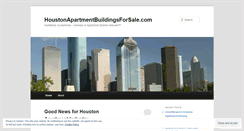 Desktop Screenshot of houstonapartmentbuildingsforsale.wordpress.com