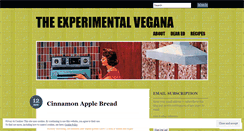 Desktop Screenshot of experimentalvegana.wordpress.com