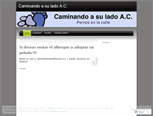 Tablet Screenshot of caminandoasulado.wordpress.com