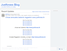 Tablet Screenshot of justforass.wordpress.com