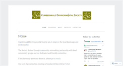 Desktop Screenshot of cumbernauldes.wordpress.com