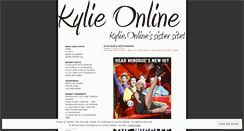 Desktop Screenshot of kylieonline.wordpress.com