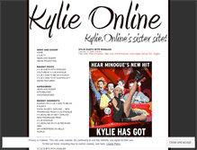 Tablet Screenshot of kylieonline.wordpress.com