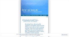 Desktop Screenshot of livinonlovest.wordpress.com