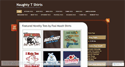 Desktop Screenshot of naughtyshirts.wordpress.com