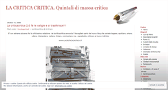 Desktop Screenshot of lacriticacritica.wordpress.com