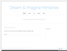 Tablet Screenshot of dreamandimagineministries.wordpress.com