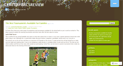 Desktop Screenshot of centerparcsreview.wordpress.com