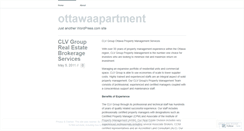 Desktop Screenshot of ottawaapartment.wordpress.com