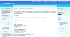 Desktop Screenshot of englishwithlinda.wordpress.com