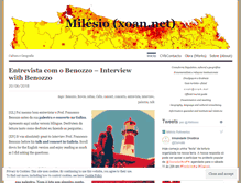 Tablet Screenshot of milesio.wordpress.com