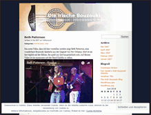 Tablet Screenshot of irishbouzouki.wordpress.com