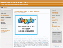 Tablet Screenshot of moviesfree4u.wordpress.com