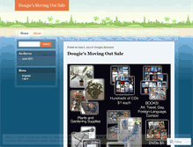 Tablet Screenshot of dougiesmovingoutsale.wordpress.com